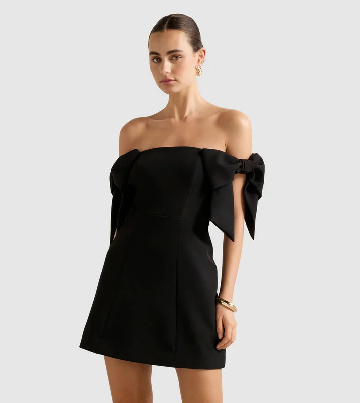 فورايفر نيو ADALYN Bow Detail Mini Dress